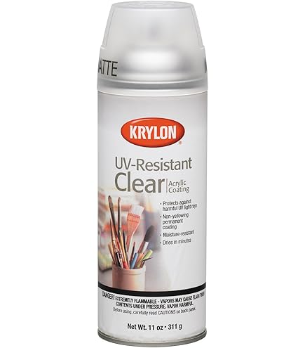 Krylon K01305 Artist and Clear Coating UV-Resistant Clear Gloss